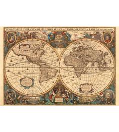 Ravensburger Puzzle carte du monde antique 5000 pièces