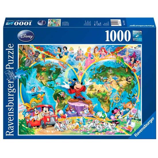 Ravensburger Disney World Map Puzzle 1000 pièces