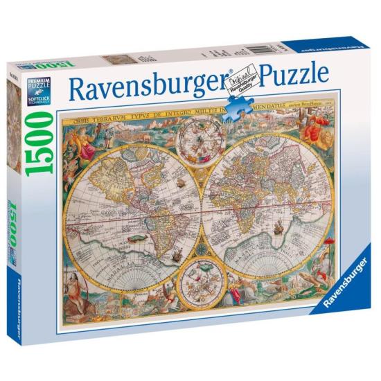 Ravensburger World Map Puzzle historique 1500 pièces