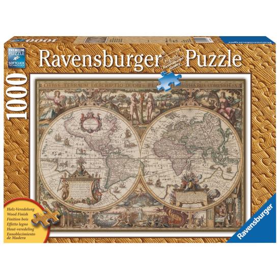 Ravensburger Puzzle carte du monde antique 1000 pièces Ravensburger Puzzle carte du monde antique 1000 pièces