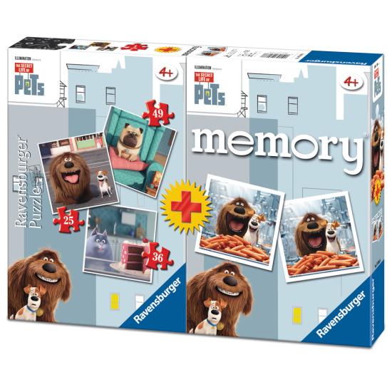 Puzzle Ravensburger Pets, Le secret de la vie 25+36+49+