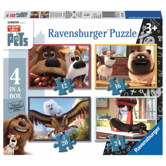 Puzzle Ravensburger Animaux, Animaux 12+16+20+24 pièces Puzzle Ravensburger Animaux, Animaux 12+16+20+24 pièces