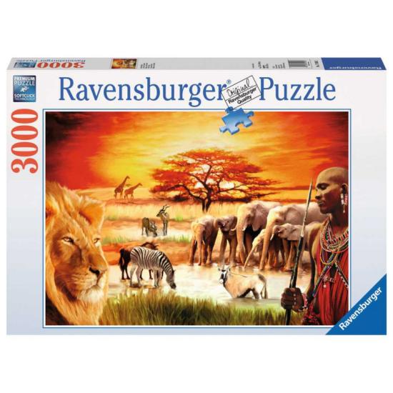 Ravensburger Massai dans la savane Puzzle 3000 pièces