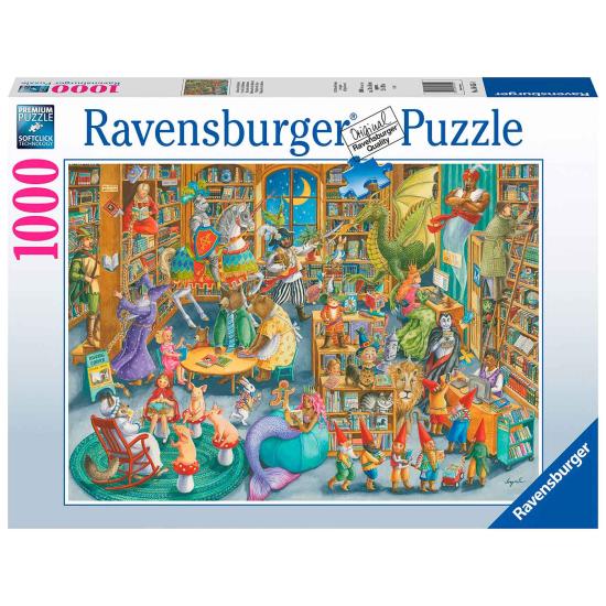 Ravensburger Puzzle Minuit dans la bibliothèque 1000 pièces