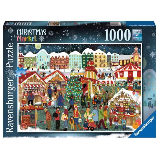 Puzzle Ravensburger Marché de Noël de 1000 pièces