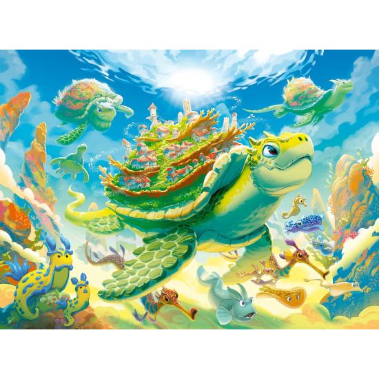 Puzzle Ravensburger Monde sous-marin magique XXL 200 pièces