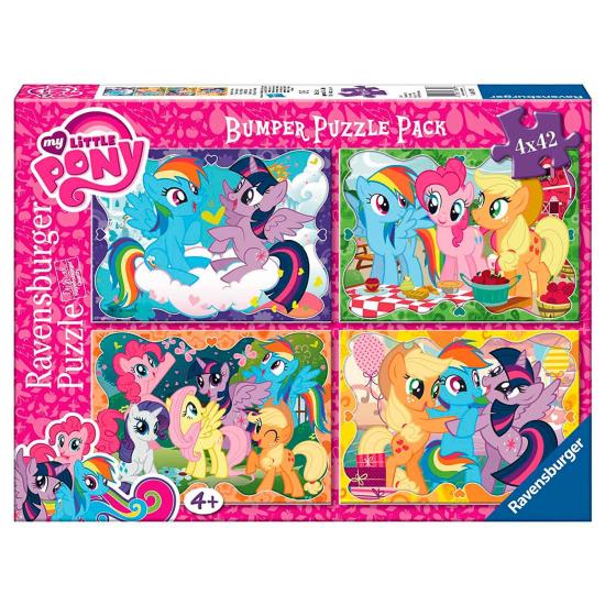 Ravensburger Mon Petit Poney Puzzle, 4x42 Pièces