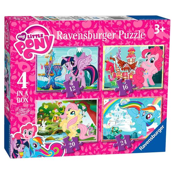 Ravensburger My Little Pony Puzzle progressif, 12+16+20+24 pièce