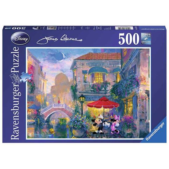 Ravensburger Mickey et Minnie à Venise Puzzle 500 pièces