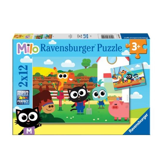 Puzzle Ravensburger Milo 2 x 12 pièces