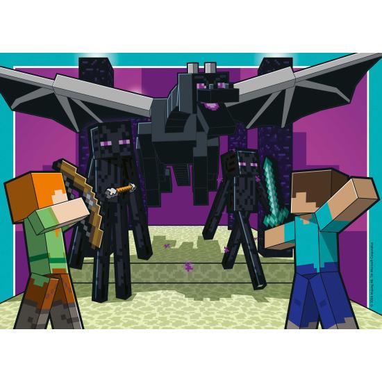Puzzle Ravensburger Minecraft 4 x 100 pièces