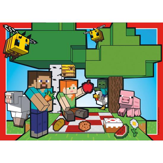 Puzzle Ravensburger Minecraft 4 x 100 pièces