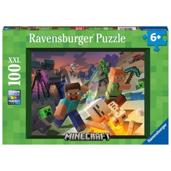 Ravensburger Minecraft Monstre XXL Puzzle 100 pièces