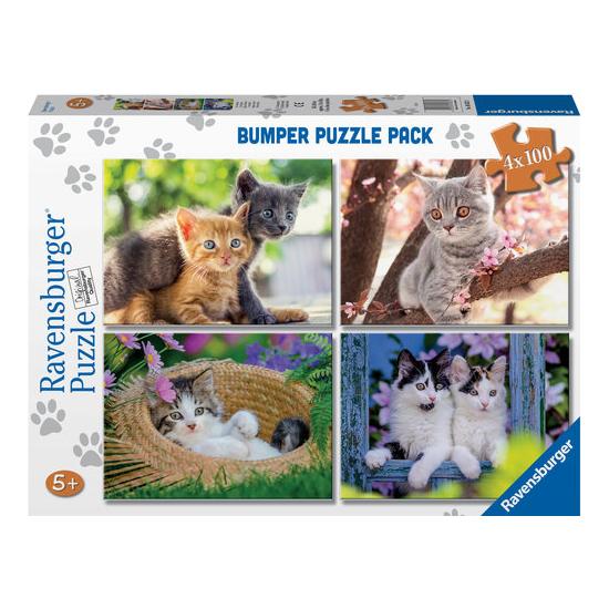 Ravensburger Petits chatons Puzzle 4 x 100 pièces