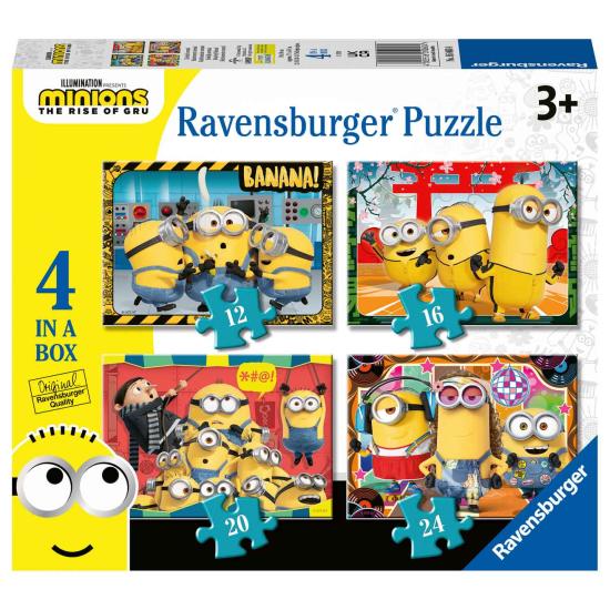Ravensburger Minions 2 Puzzle Progressif 12+16+20+24 Pièces