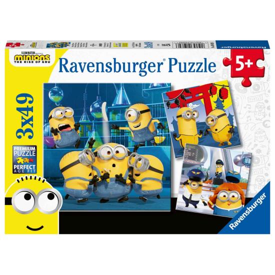 Puzzle Ravensburger Funny Minions 3x49 pièces