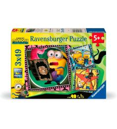 Puzzle Ravensburger Minions III 3x49 pièces