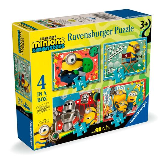 Puzzle Ravensburger Minions III progressif 12+16+20+24 pcs