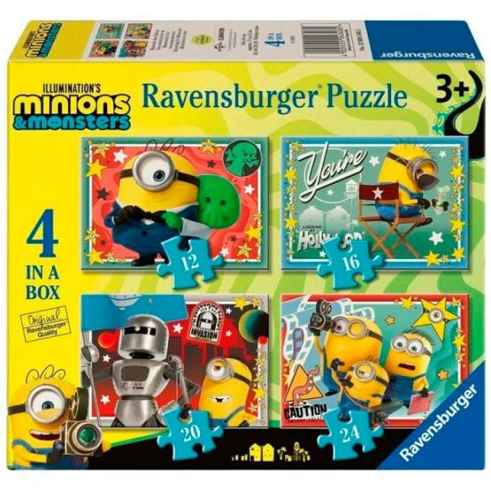 Puzzle Ravensburger Minions III progressif 12+16+20+24 pcs