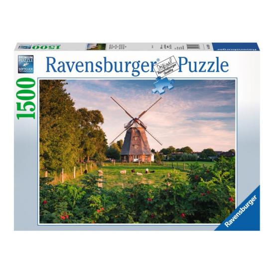 Puzzle Ravensburger Moulin à vent sur la mer Baltique à partir d