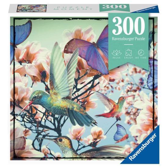 Ravensburger Moment Puzzle Colibri et papillon 300 pièces