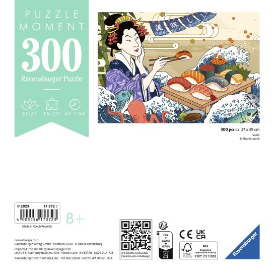 Puzzle Ravensburger Moment Sushi 300 pièces