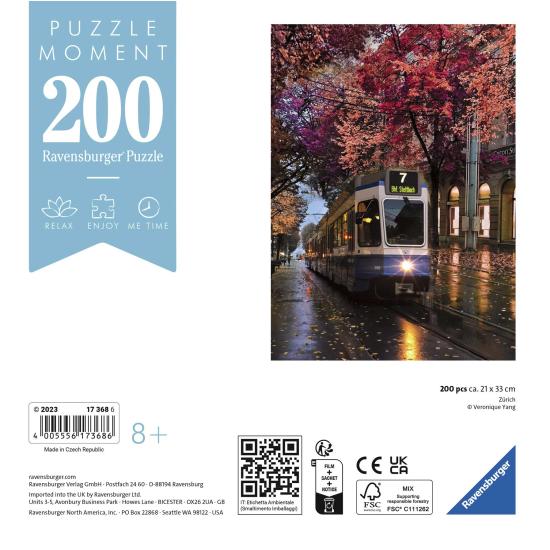 Ravensburger Moment Zurich Puzzle 200 pièces