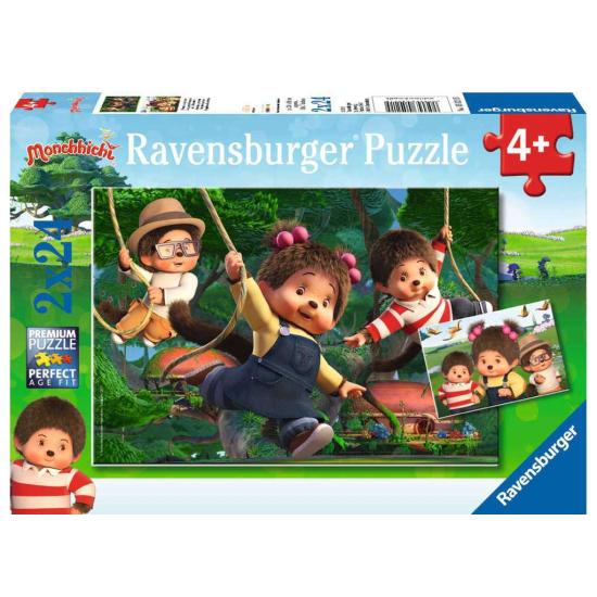 Puzzle Ravensburger Monchhichi Adventure Companions 2x24 Pz