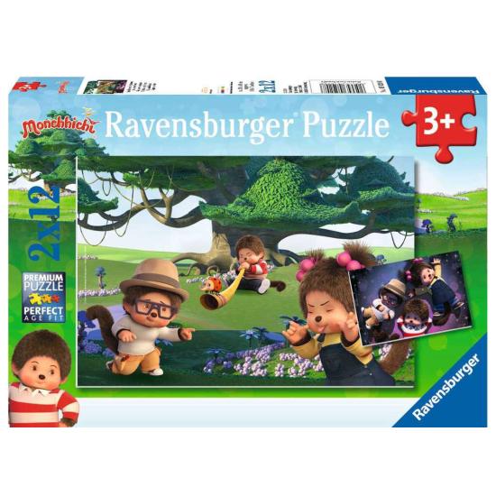 Puzzle Ravensburger Monchhichi Play and Dream 2x12 Pzs