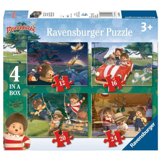 Puzzle progressif Ravensburger Monchhichi, 12+16+20+24