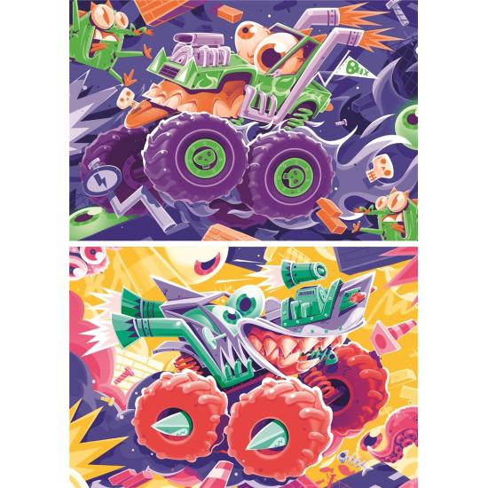 Puzzle Ravensburger Monster Trucks 2x24 pièces
