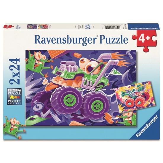 Puzzle Ravensburger Monster Trucks 2x24 pièces