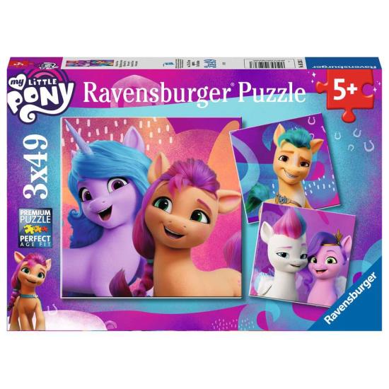 Ravensburger Mon Petit Poney Puzzle 3x49 pièces