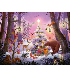 Puzzle Ravensburger Noël dans la forêt 2000 pièces