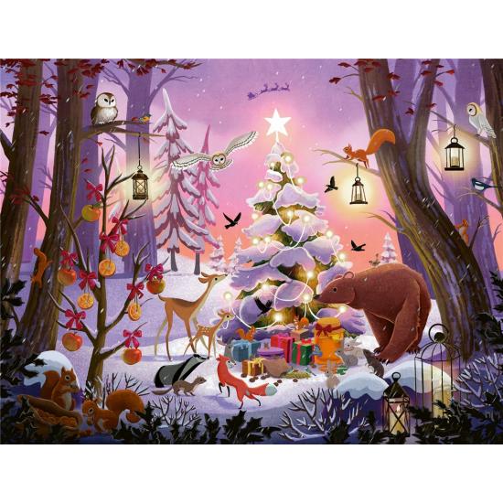 Puzzle Ravensburger Noël dans la forêt 2000 pièces