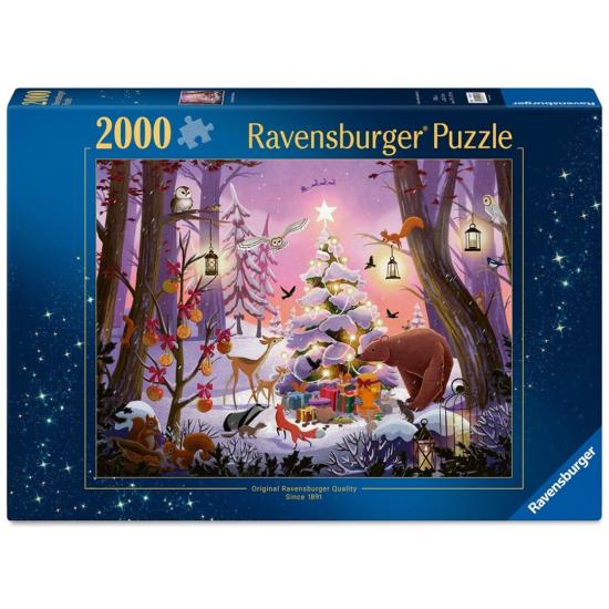 Puzzle Ravensburger Noël dans la forêt 2000 pièces