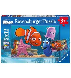 Ravensburger Nemo Puzzle, Petit Fugitif 2x12 Pièces