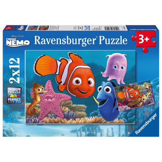Ravensburger Nemo Puzzle, Petit Fugitif 2x12 Pièces