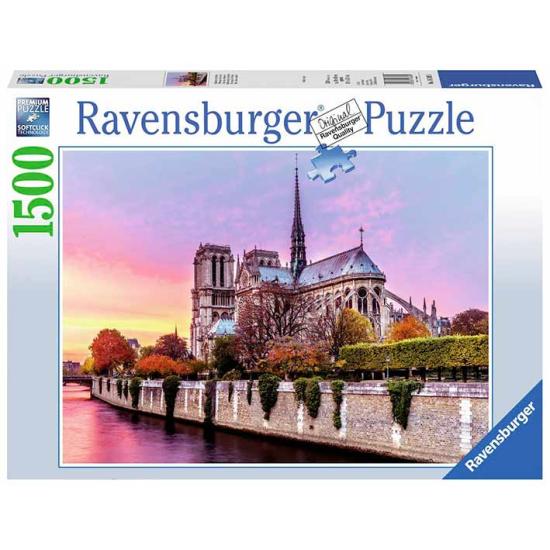 Ravensburger Notre Dame au coucher du soleil Puzzle 1500 pièces