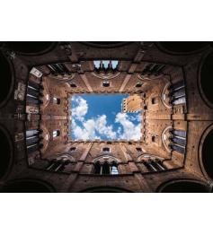 Ravensburger Puzzle Palais Cortile del Podestá, Sienne de 1000
