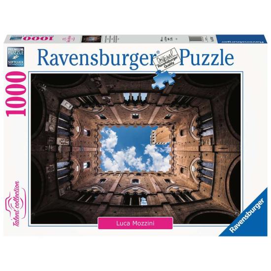 Ravensburger Puzzle Palais Cortile del Podestá, Sienne de 1000
