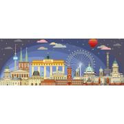 Ravensburger Panorama Berlin la nuit Puzzle 1000 pièces