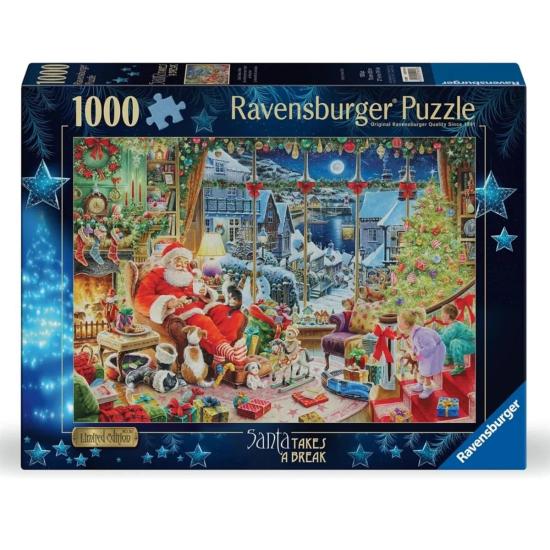 Puzzle Ravensburger Le Père Noël Fait Une Pause 1000 pièces