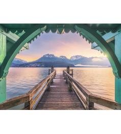 Puzzle Ravensburger Passerelle Du Lac D'Annecy 1000 Pcs