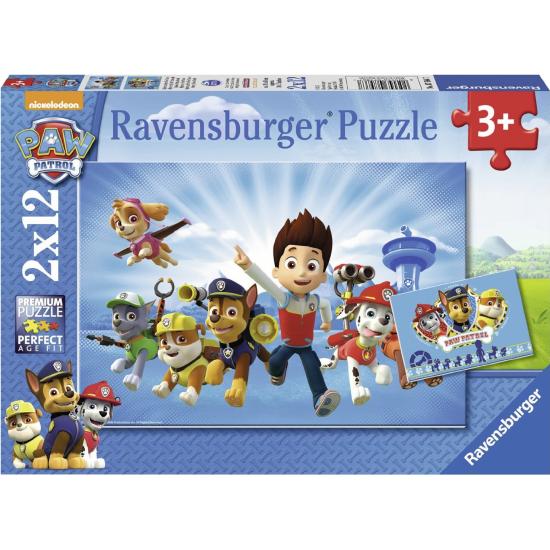 Puzzle Ravensburger Paw Patrol 2x12 pièces