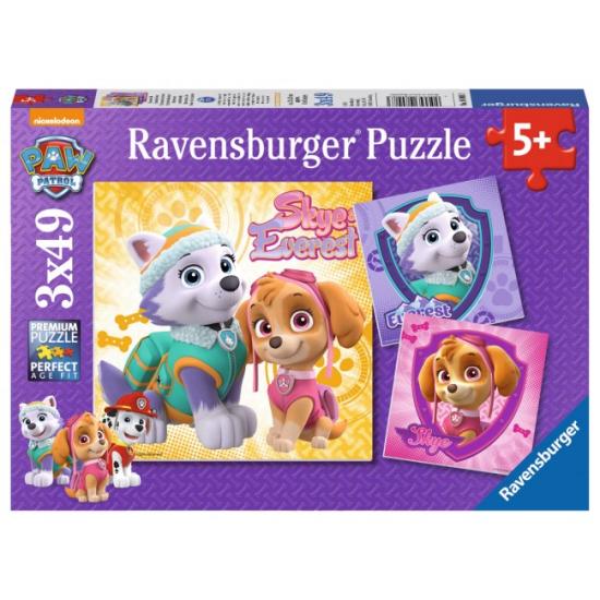 Ravensburger Paw Patrol Puzzle, chiots 3 x 49 pièces