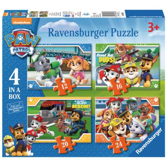 Puzzle Ravensburger Paw Patrol, Progressif 12+16+20+24