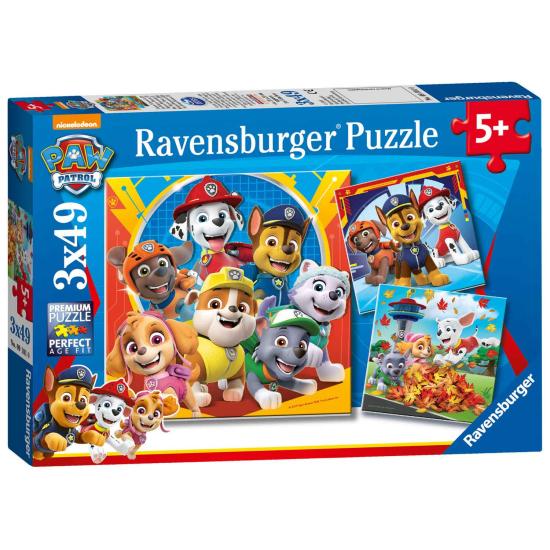 Ravensburger Puzzle Paw Patrol 3x49 pièces Ravensburger Puzzle Paw Patrol 3x49 pièces
