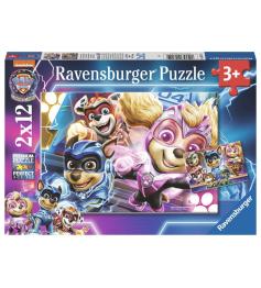 Puzzle Ravensburger Paw Patrol Mighty Movie 2x12 pièces