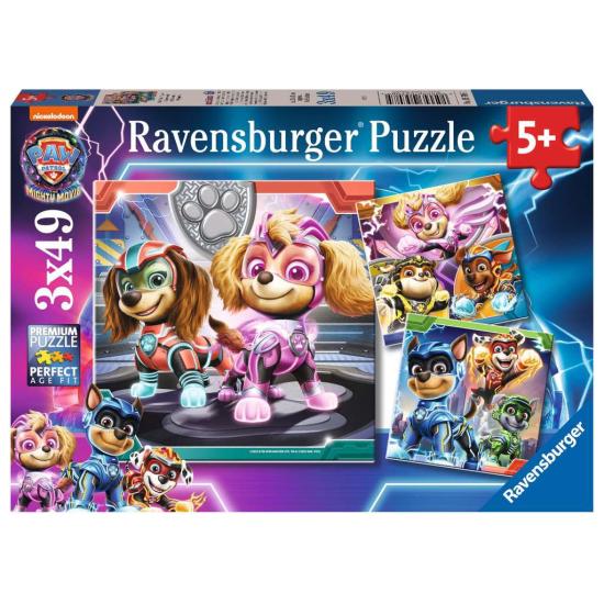 Puzzle Ravensburger Paw Patrol Mighty Movie 3x49 pièces Puzzle Ravensburger Paw Patrol Mighty Movie 3x49 pièces